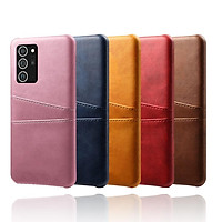 Samsung Galaxy Note 20 Ultra Luxury Retro PU Leather Card Pocket Slots Wallet Shockproof Case Cover