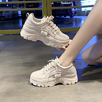 Giầy thể thao nữ,sneakers ULzzang full trắng độn đế năng động và cá tính