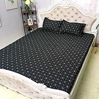 Bộ ga gối poly cotton loại đẹp mẫu CHUỘT MOUSE, drap giường bo chun bọc nệm (1 ga + 2 vỏ áo gối) giá rẻ