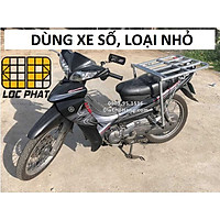 Giá chở hàng XE SỐ 50x56cm - Lộc Phát- baga chở hàng - giachohang.com (wave, jupiter, sirius, exciter...)