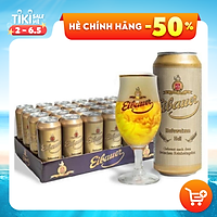 Thùng Bia Thầy Tu Eibauer Hefeweizen - Bia Lúa Mì Phong Cách Đức - Chính Hãng (500ml x 24 Lon)