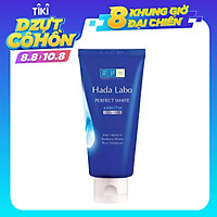 Kem Rửa Mặt Dưỡng Trắng Hada Labo Perfect White Cleanser 80g
