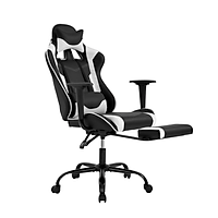 Ghế Văn Phòng Ghế Gaming Cho Game Thủ Chân Xoay Ngả Lưng Thư Giãn Có Chân Gác MA007-U4