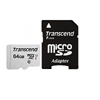 Thẻ Nhớ Micro SD Transcend 300S-A - 100MB/s (Kèm Adapter) - Hàng Chính Hãng