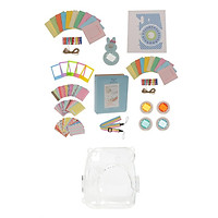 Film Camera Accessories Bundles Set+Clear Case for Instax Mini 8