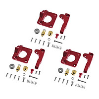 3x Red Left MK8 Extruder Extrusion For Ender 3 CR10 CR10S PRO CR8 CR7