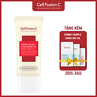 Kem Chống Nắng Cho Da Nhạy Cảm Cell Fusion C Derma Relief Suncreen 100 SPF 50+/PA++++ (35ml)
