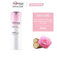 Tinh chất dưỡng trắng chuyên sâu trắng hồng rạng rỡ Bio-essence Bio-white Bio-essence white advanced whitening serum chiết xuất tanaka & camellia 30ml