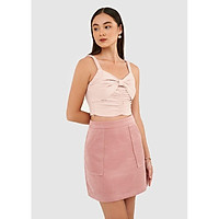 Váy mini đắp túi nhung - MARC FASHION