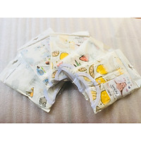 Combo 5 Bộ Quần Áo Trẻ Sơ Sinh Cao Cấp Sợi Cotton Fiber Bamboo Dành Cho Bé 9-12 Tháng Tuổi ( Màu Ngẫu Nhiên )