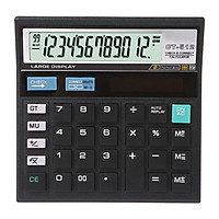 Máy tính cầm tay tài chính để bàn 12 chữ số với màn hình LCD lớn Nút bấm nhạy