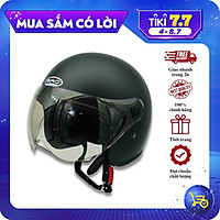 Mũ bảo hiểm GRO 3/4 đầu ST06 (T818) hai mẫu kính, thiết kế phong cách trẻ trung, nhiều màu, thời trang cho nam và nữ- Hàng chính hãng