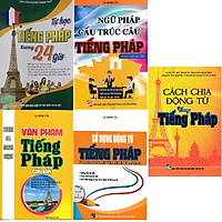 ComBo Sách học tiếng Pháp cho người mới bắt đầu ( bộ 5 quyển )