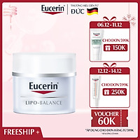 Kem Dưỡng Ẩm 50ml Dành Cho Da Nhạy Cảm và Khô Eucerin Lipo Balance