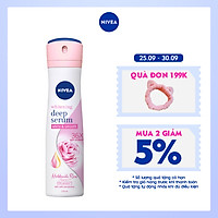 Xịt Ngăn Mùi Nivea Serum Trắng Mịn Hương Hoa Hồng Hokkaido (150ml) 85304