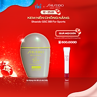 Kem nền chống nắng Shiseido Sport BB 30ml SPF 50, PA+++, Light