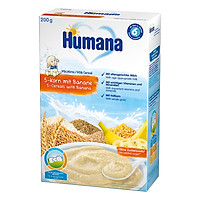 Bột Dinh Dưỡng Ăn Dặm Humana Có Sữa 5 Loại Ngũ Cốc - Chuối (200g)