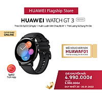 Đồng Hồ Thông Minh HUAWEI WATCH GT 3 42mm |Theo Dõi Spo2 Cả Ngày | Huấn Luyện Viên Chạy Bộ AI | Thời Lượng Sử Dụng Pin Dài | Hàng Chính Hãng