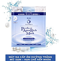 Mặt nạ Senka ngăn ngừa lão hóa giảm sạm nám và phục hồi độ ẩm cho da Perfect AQua Rich Mask Luminous Moist 23g