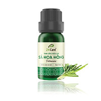 Tinh dầu Sả Hoa Hồng 24Care 10ML - Chiết xuất thiên nhiên, xông thơm phòng, xua đuổi côn trùng, làm dịu cảm giác khó chịu, cân bằng cảm xúc.