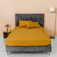 SÉT GA GỐI LỤA TENCEL ĐƠN SẮC - SP02