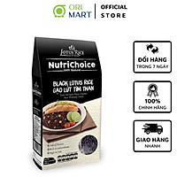 Gạo Lứt Tím Than Hữu Cơ NutriChoice Cao Cấp - Gói 500G