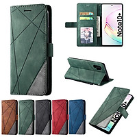 Bao da điện thoại nắp lật PU mềm cho Samsung Galaxy Note10 Pro Note10+ Note9 Note8 S10 S9 S8 Plus S10+ S9+ S8+