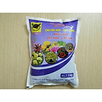 PHÂN BÓN ĐẦU TRÂU BĐ-MK 15-7-17+TE CHUYÊN HOA CÂY CẢNH, NHIỀU HOA, ĐẸP HOA, LÂU TÀN, GÓI 1KG
