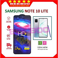 Kính Cường Lực Dành Cho Điện Thoại SamSung Note 10 Lite - Phủ Nano HD+ và trong suốt - Độ cứng 9H