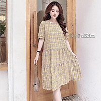 Đầm bầu thời trang thiết kế dự tiệc giá rẻ đẹp – váy bầu suông công sở