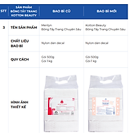 Bông Tẩy Trang Merilynn Bông Bạch Tuyết TP140 (500g)