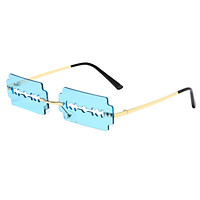 Razor Blade Shaped Sunglasses Rectangular for Shopping Party