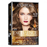 Kem Nhuộm Dưỡng Tóc Màu Thời Trang L'oreal Excellence Fashion 172ml - Màu 6.13 Nâu Vàng Ánh Khói