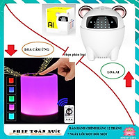 Loa Bluetooth Thiết Bị Âm Thanh Kiêm Đèn Ngủ Thông Minh Đồng hồ báo thức Smart Touch