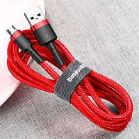 Cáp Sạc Nhanh Micro USB Cho Smartphone Android 2.4A Baseus Cafule - Hàng Chính Hãng