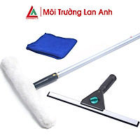 Dụng Cụ Lau Kính Cán Dài 1,2m LA-01 Hàng Chuyên Dụng, Chất Lượng, Độ Bền Cao, Lau Kính Nhanh Sạch Chỉ Với 2 Bước - Tiết Kiệm Thời Gian Và Công Sức