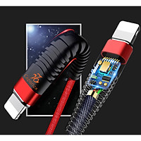 Cáp Sạc Nhanh 3.0 LIGHTNING CHÍNH HÃNG CAPARIES Siêu Bền 1 Mét - Dây dù 6 Lớp, Đúc Nguyên Khối, Sạc Nhanh 3.0