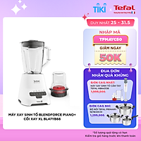 Máy xay sinh tố Tefal Blendforce - Dung tích 1.25L 800W - Dao xay 6 cánh cực mạnh - Kèm cối xay thịt lớn - Hàng chính hãng