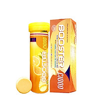 Viên Sủi Vitamin C1000 BOOSTER Vị Cam- Giúp Bổ Sung Vitamin C Cho Cơ Thể, Hỗ Trợ Tăng Cường Sức Đề Kháng - Tuýp 10 viên