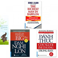 Combo 3 cuốn: Người Giàu Có Nhất Thành Babylon, Đánh Thức Con Người Phi Thường Trong Bạn, Dám Nghĩ Lớn! (Tặng kèm bookmark danh ngôn hình voi)