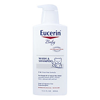 Sữa Tắm Gội Dịu Nhẹ Cho Bé Eucerin Baby Wash & Shampoo (400ml)