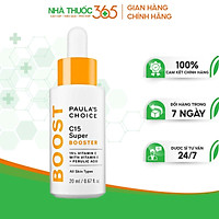 Tinh chất tăng cường làm sáng da ngăn ngừa lão hóa chứa Vitamin C Paula's Choice C15 Super Booster 20ml
