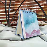 Sổ Kế Hoạch Lò Xo 100 Ngày - 100 Days Daily Planner Notebooks - Đại Dương  (10.6 x 12.4 cm) 