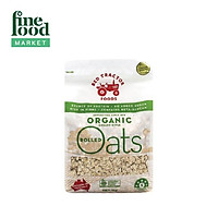 Yến mạch ăn liền nguyên chất lát tròn Rolled Oats Red Tractor Foods gói 1kg - nhập khẩu Úc