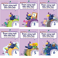 Bộ 6 cuốn Toán Song Ngữ Tiền Tiểu Học: Sách Luyện Tập