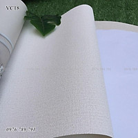 Giấy Dán Tường Hàn Quốc Màu Be Xám Vân Vải Cho Phòng Ngủ Khổ 1.06m Nhiều Mẫu Lựa Chọn