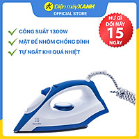 Bàn Ủi Khô Electrolux EDI2004 - Trắng Xanh - Hàng chính hãng