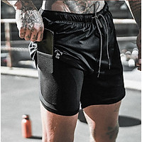 Quần Tập Gym,Chạy Bộ,Chơi Thể Thao 2 Lớp Chất Vải trainlife Thoáng Mát Thấm Hút Mồ Hôi