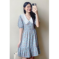 Mini nối tầng cổ trăng hoa nhí xanh