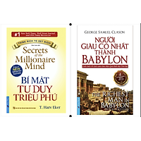 Combo 2 Cuốn Bài Học Kinh Doanh Hay Nhất Giúp Bạn Thành Công: Người Giàu Có Nhất Thành Babylon (Tái Bản 2019) + Bí Mật Tư Duy Triệu Phú (Tái Bản 2019) / Tặng Kèm Bookmark Happy Life